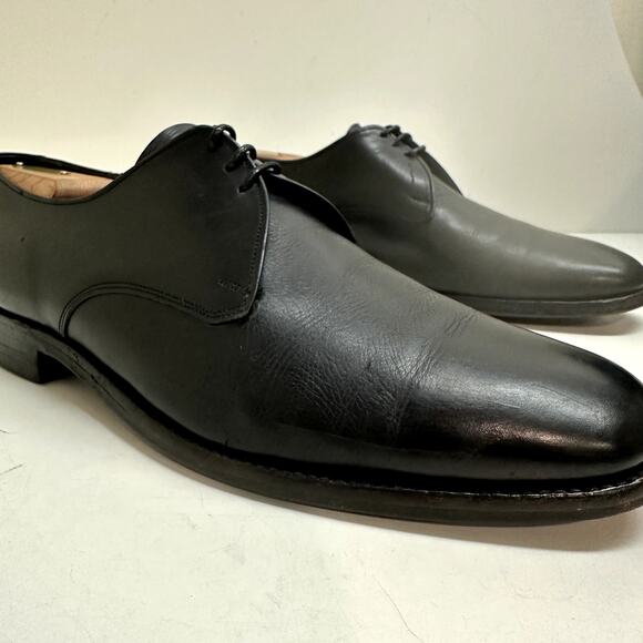 VERY GOOD Cheaney of England Black Calf Derby C1242 352-354V UK 10 / US 11 main image 3